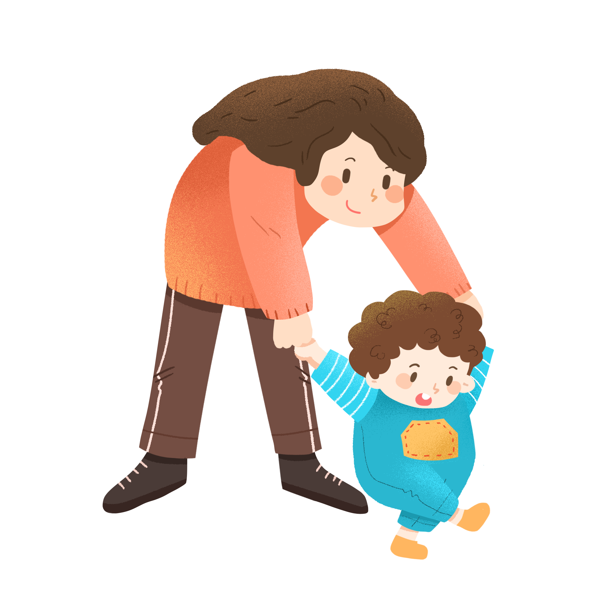 4,情感与社交会模仿手势,面部有表情地发出声音;喜欢重复的游戏,例如