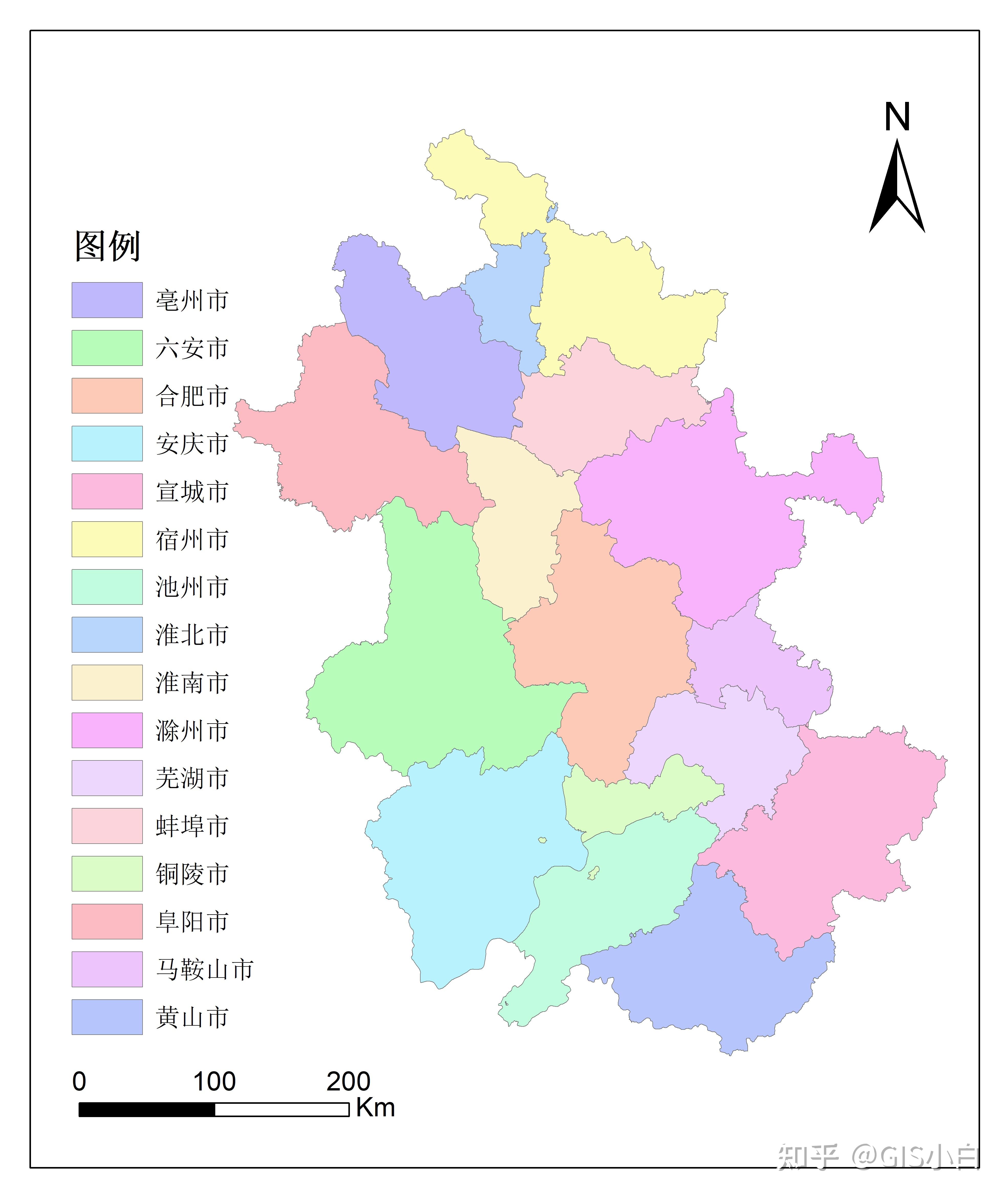 我在这里加载了安徽省下面就让我们一起来走进地图的世界吧!
