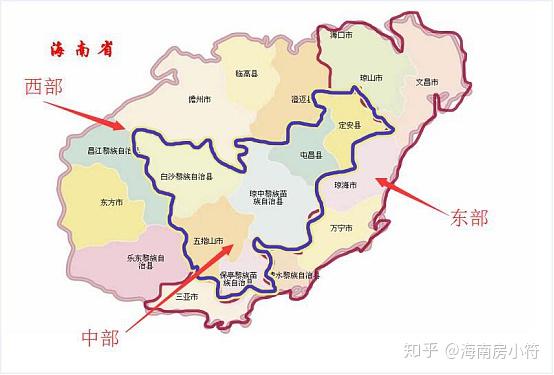 屯昌县地图到镇图片