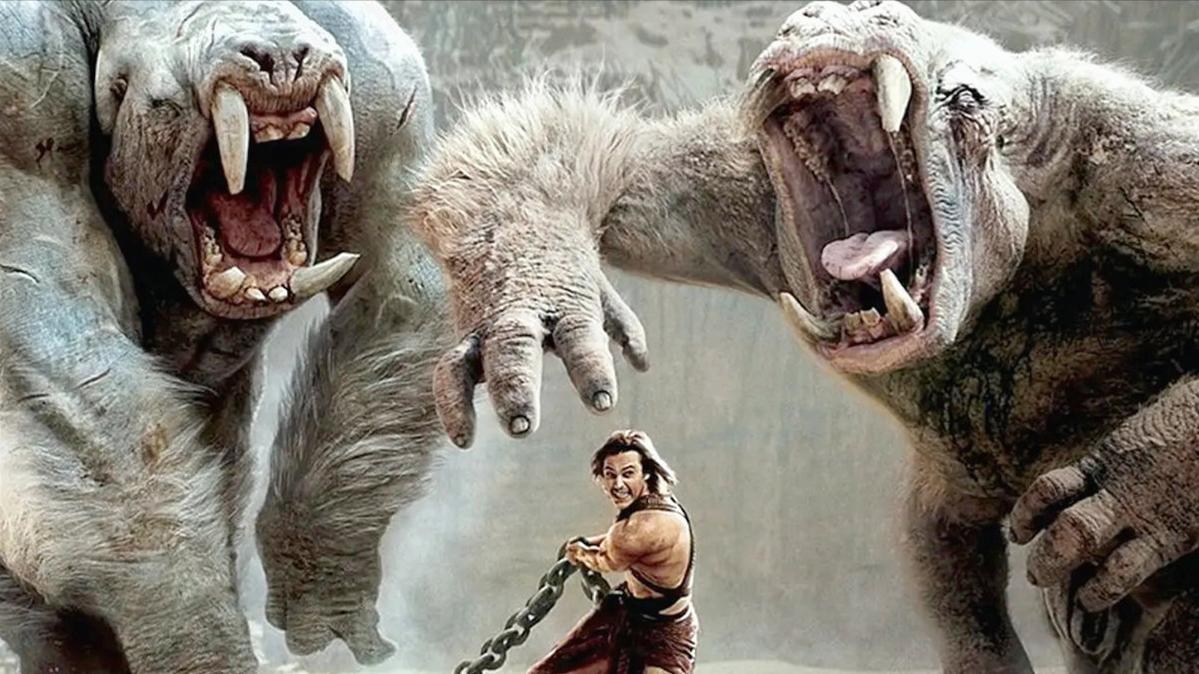 影视一群美女探险家深入神秘上古洞穴竟然遭遇变种的食人怪物