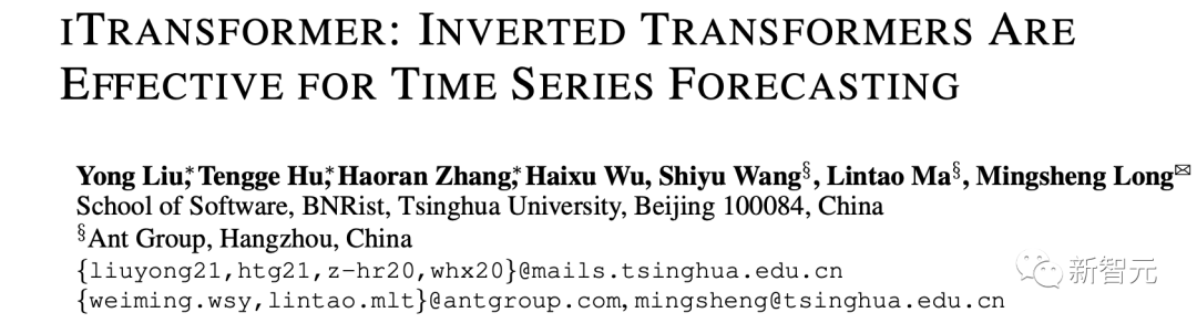 Transformer王者归来！无需修改任何模块，时序预测全面领先 - CV技术指南（公众号） - 博客园