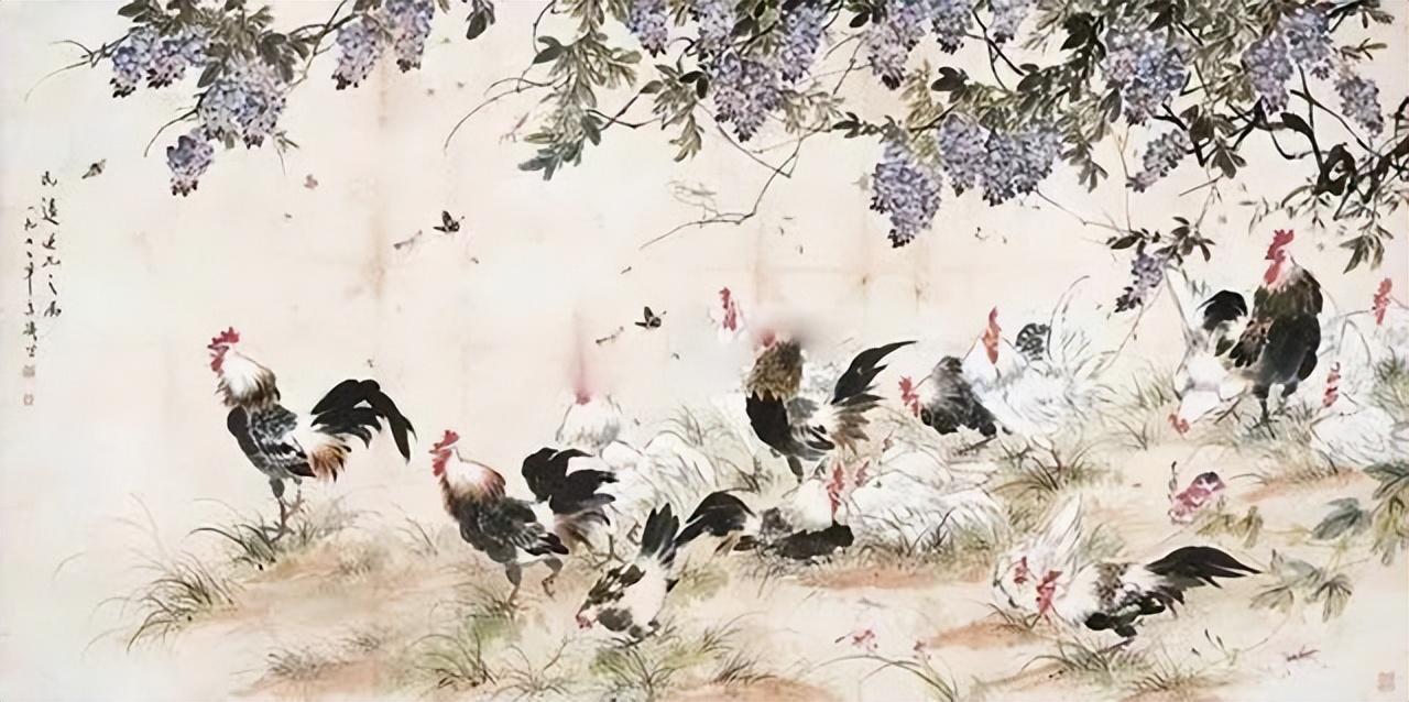 60幅王雪涛国画里的大公鸡- 知乎