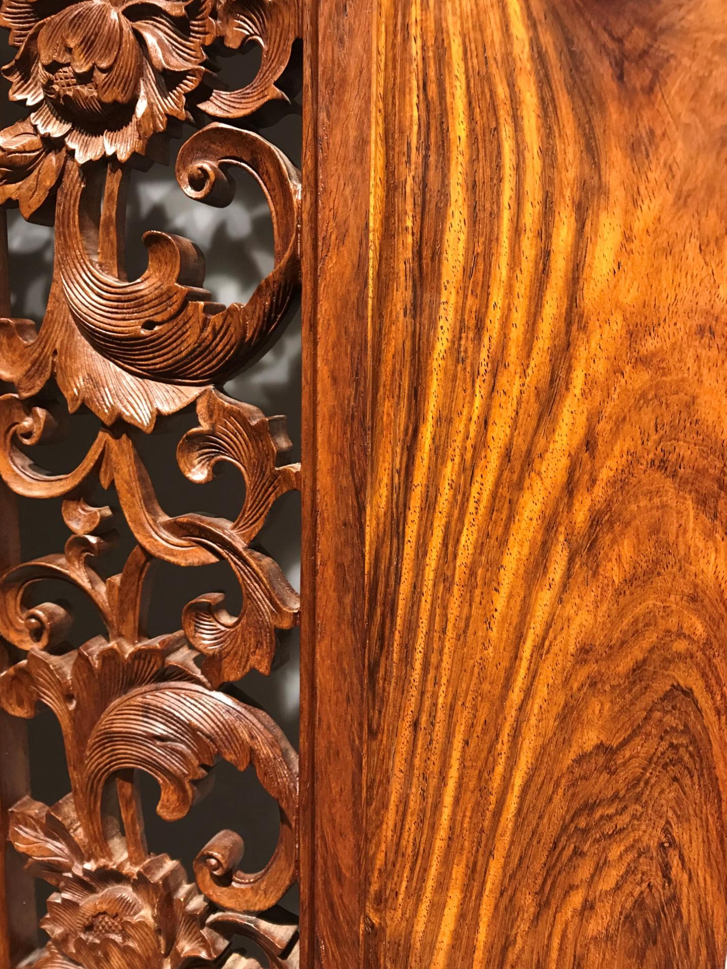 开门的海南黄花梨详解正大春拍490万标王大座屏