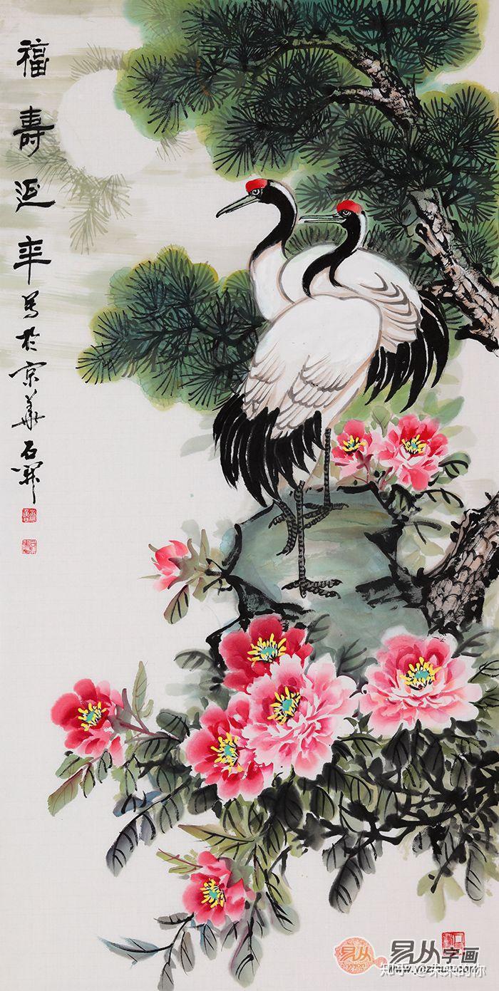 国画松鹤延年图 为何会成为家喻户晓的经典 - 知乎