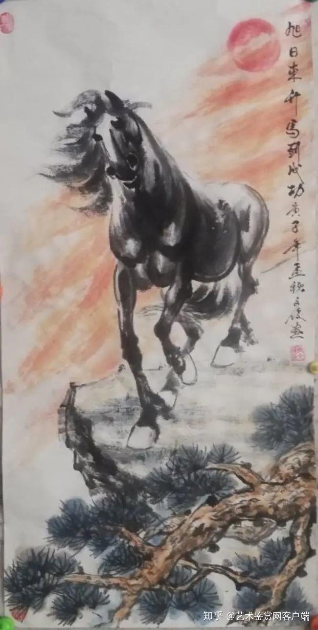 内蒙古画马名家图片