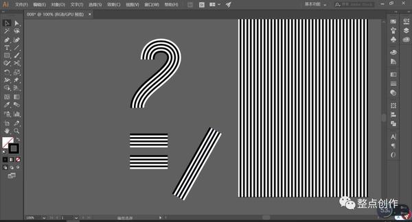 aips教程线性海报制作方法来一波