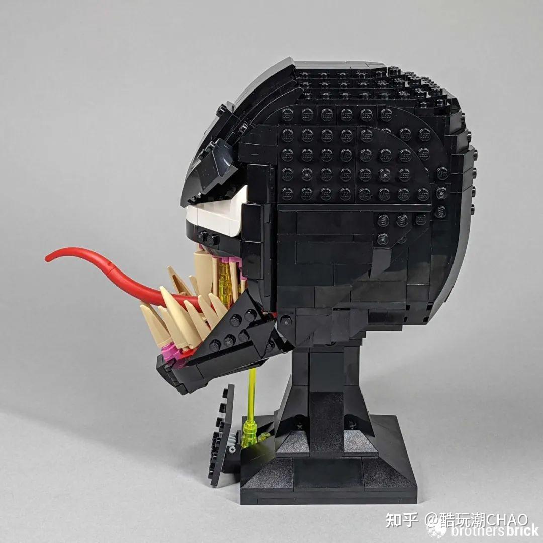 真香乐高漫威76187毒液头雕开箱测评