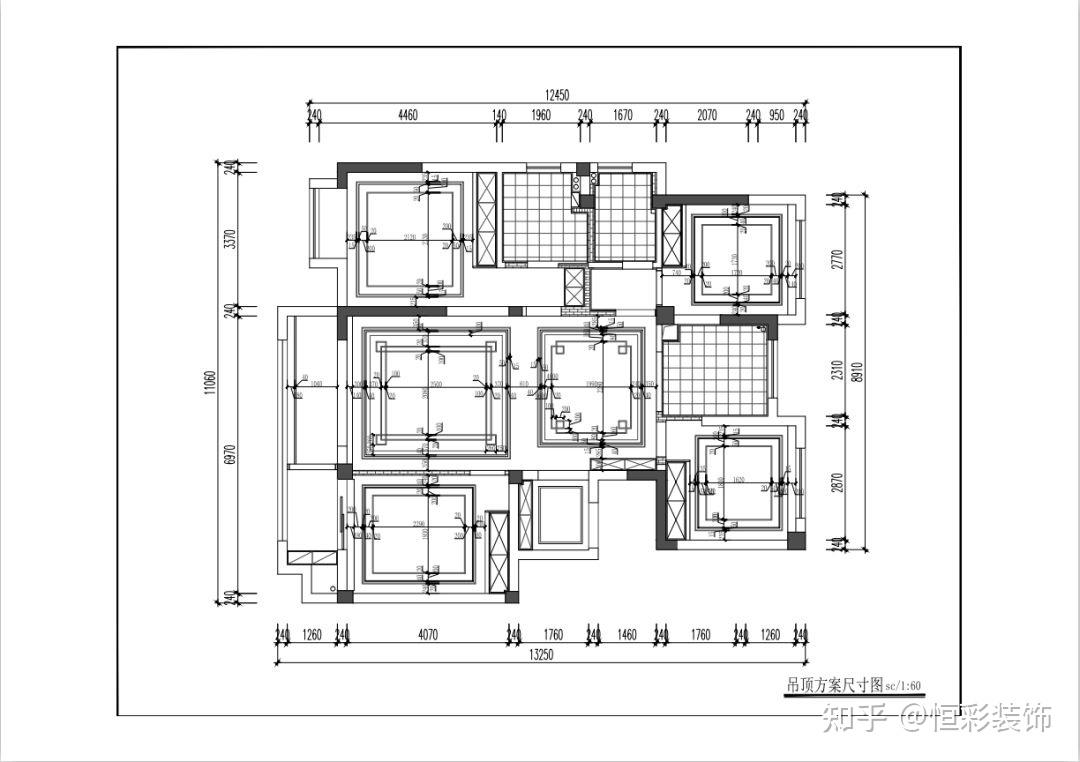 方案图主要包括平面布置图,顶面平面图,墙面展开图等.