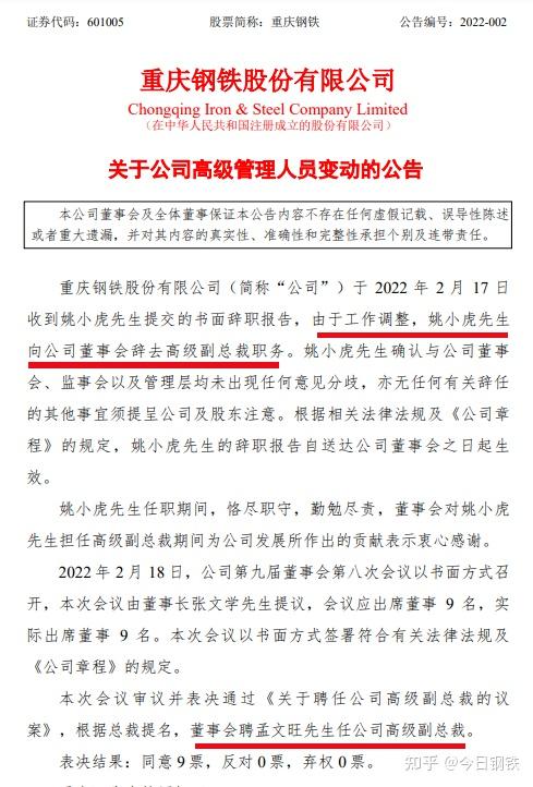 高级副总裁的议案,根据总裁提名,董事会聘任孟文旺为公司高级副总裁