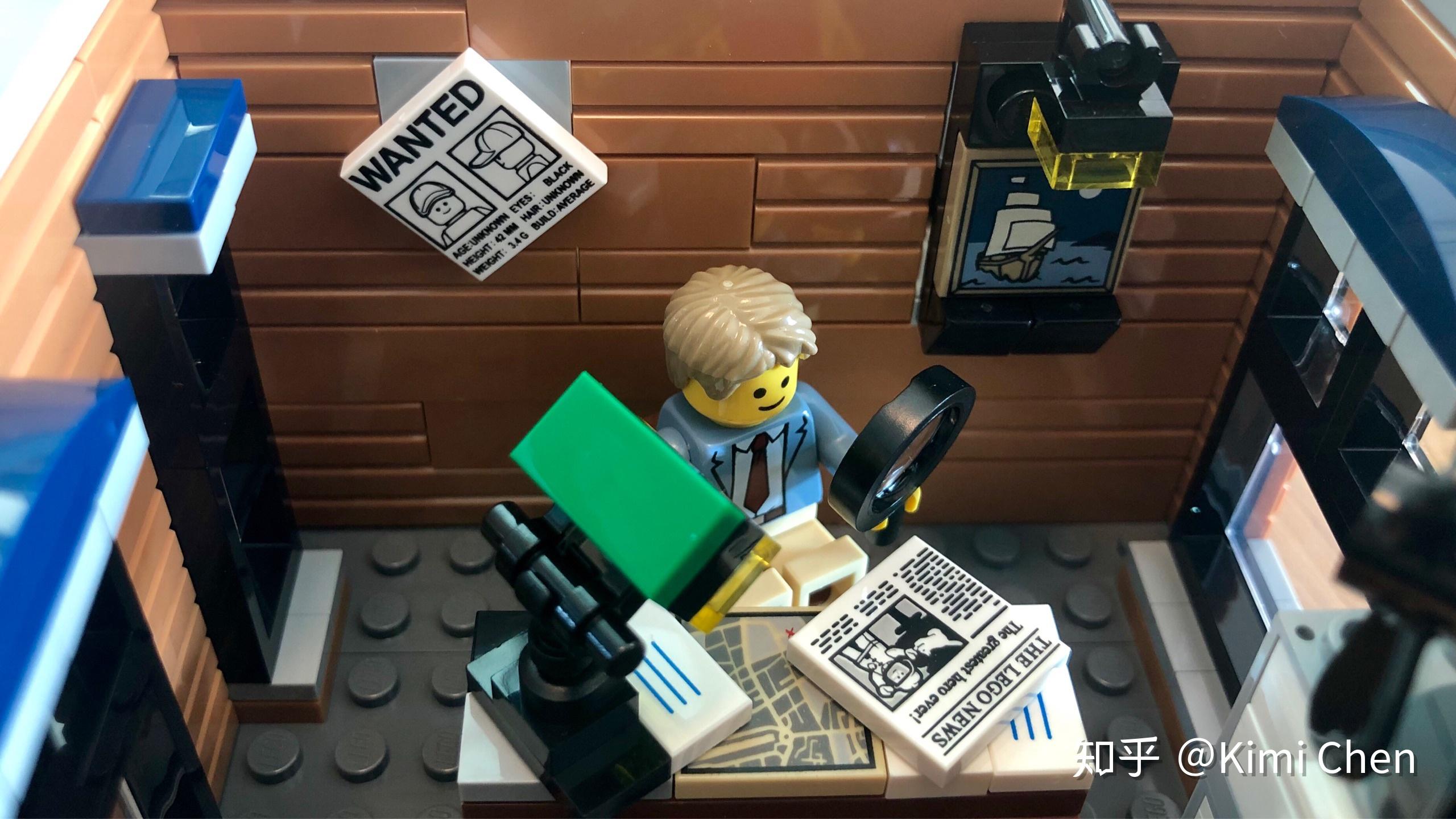 外表平平无奇却内有乾坤的乐高lego10246detectiveoffice