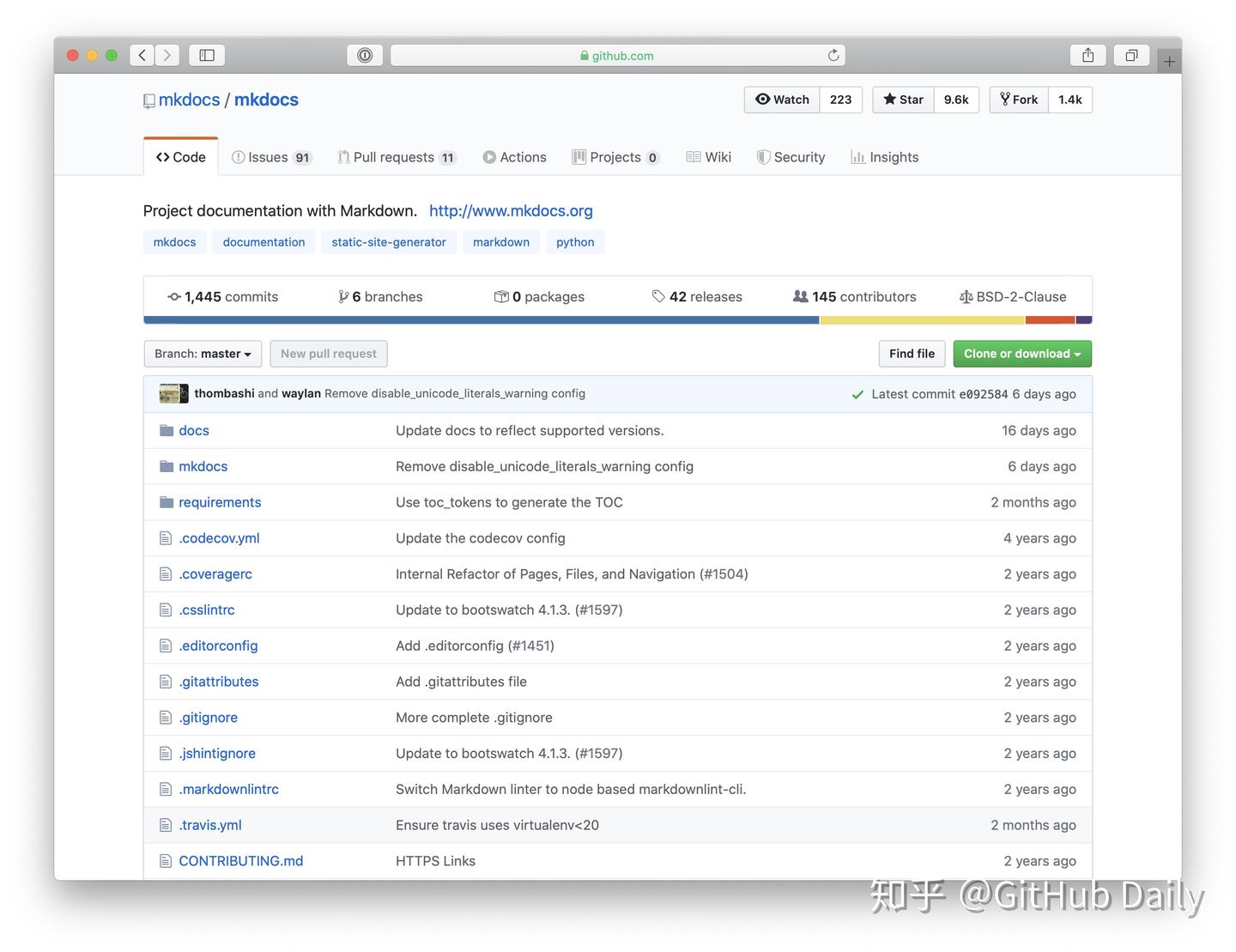 用了 GitHub 上这款开源神器后，创建项目文档变得 so easy！ - 知乎