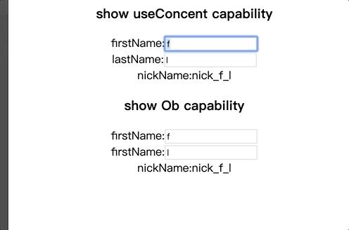 mobxvsconcent之最小粒度观察与渲染组件单元