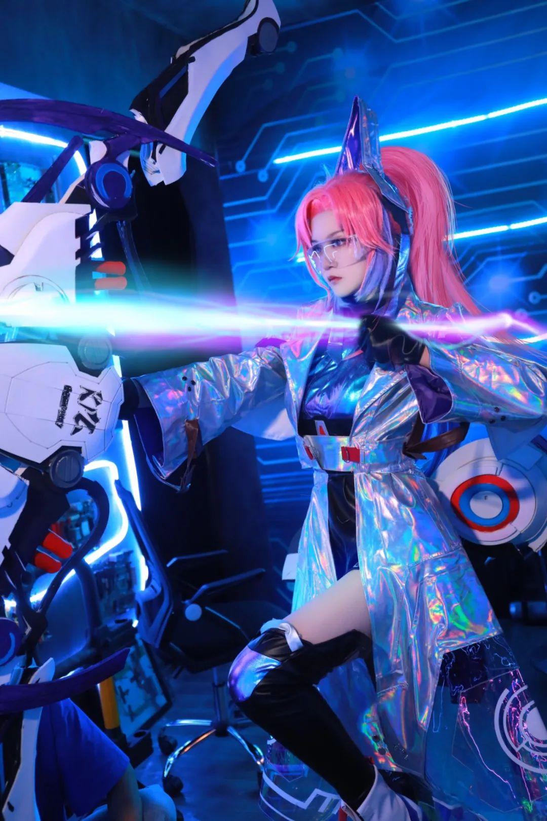 王者荣耀cos伽罗出肉装暴击才高啊