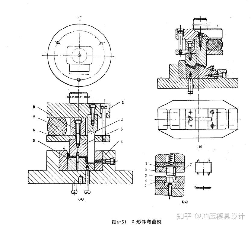 折弯模具结构图图片