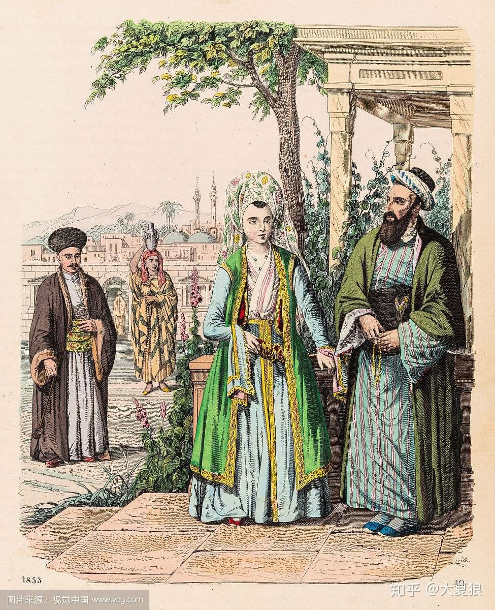 乌兹别克人和维吾尔人的传统服饰2.