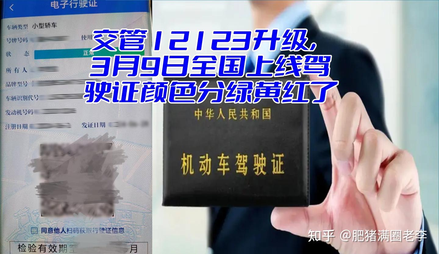 电子驾驶证仨色,2026年3月9日线上实施