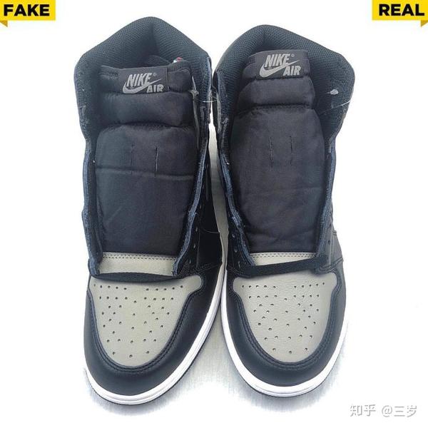 aj1东京灰银真假对比图片