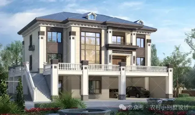 2025农村自建房爆款！30套现代三层设计，挑空客厅+屋顶花园别墅 - 知乎