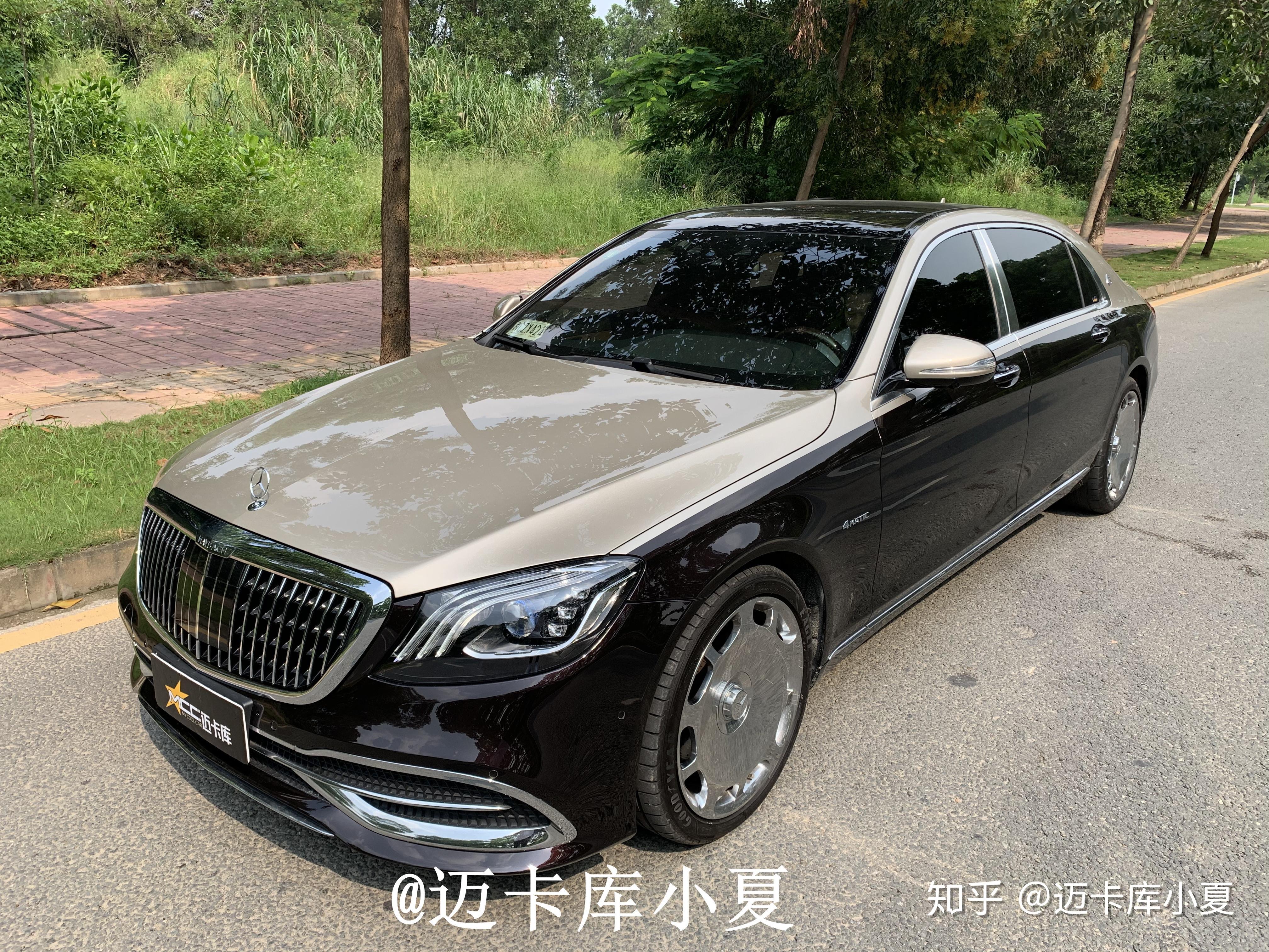 16款迈巴赫s400改双拼色漆面这样的改装真的很漂亮