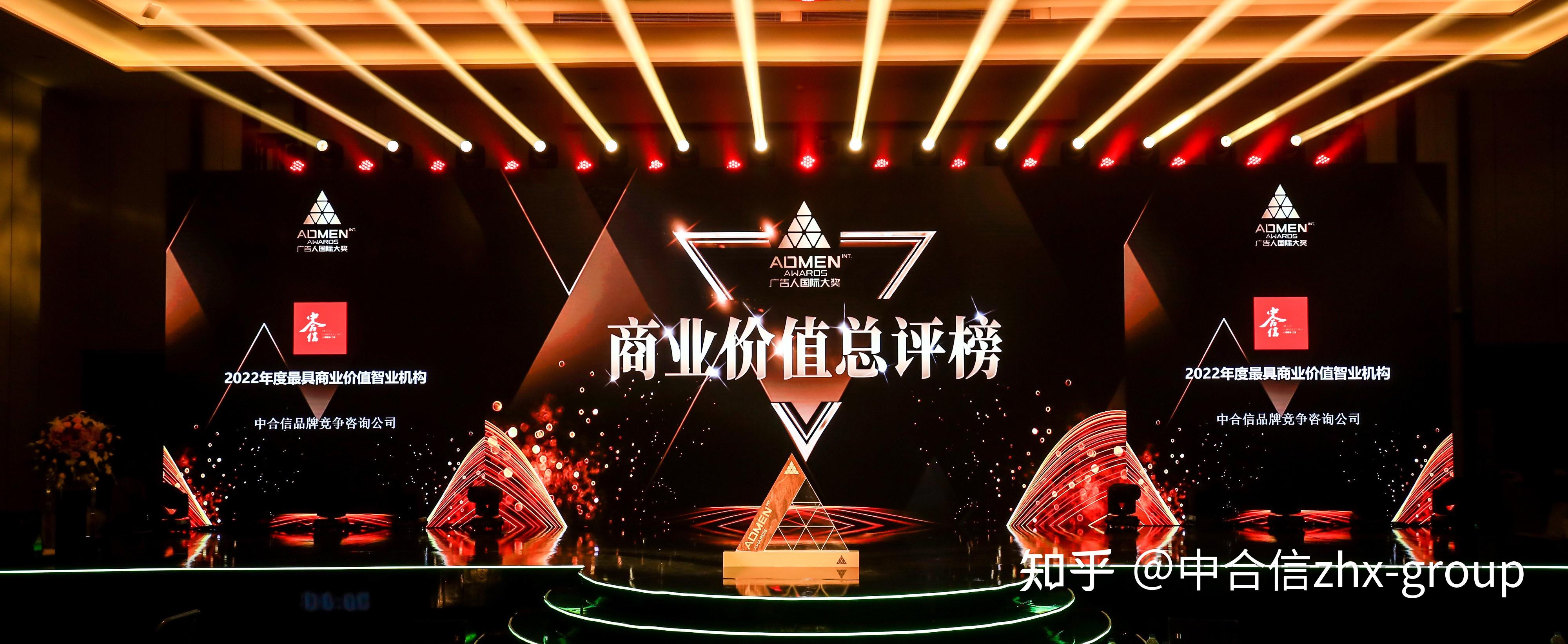 业界重磅|中合信品牌竞争咨询荣获“年度最具商业价值智业机构”大奖! - 知乎