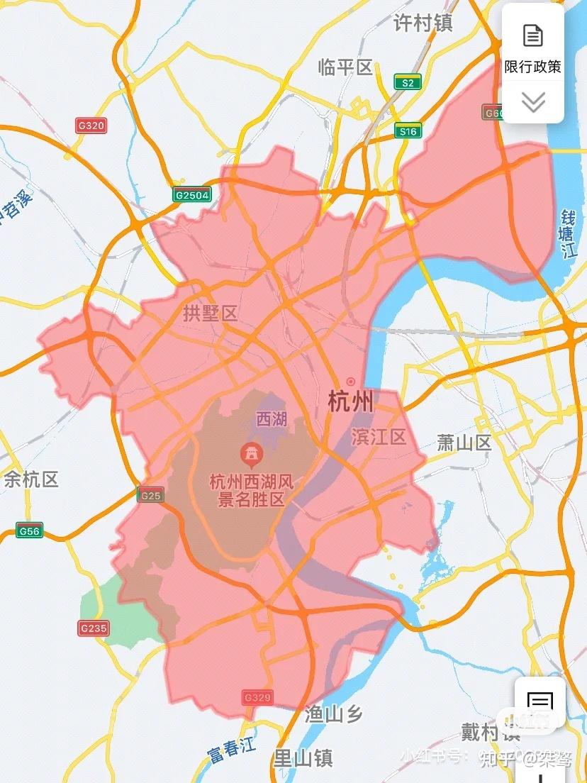 杭州封控区域地图图片