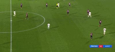 意甲 第26轮 梅西亚斯破门 雷比奇进球 AC米兰客场 2-2 萨莱尼塔纳（吉鲁正式加盟米兰）