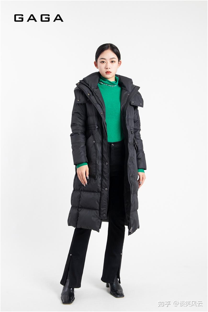 look2:羽绒服 裤子,温暖防风,高挑显瘦