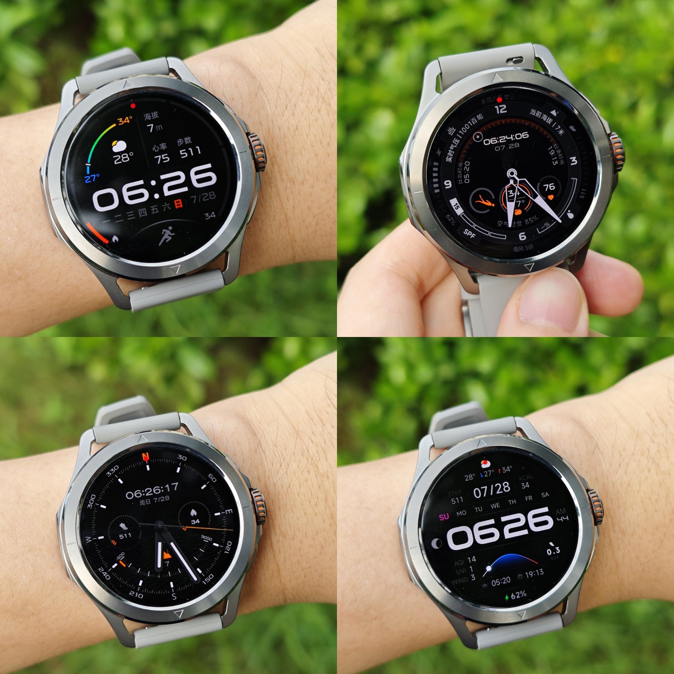 小米s4 sport采用的是灰色的表体设计,46mm表盘,表身采用钛合金,我刚