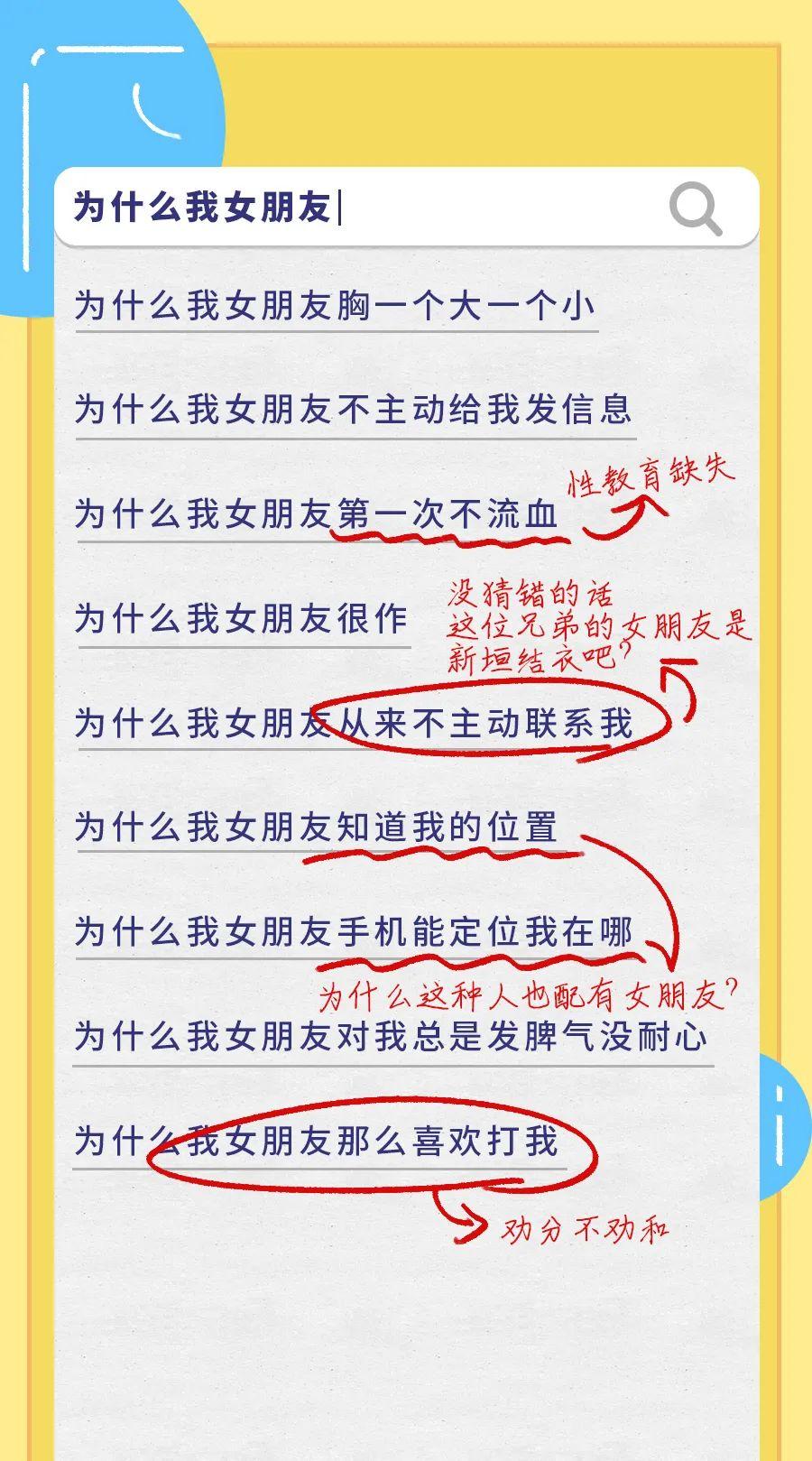 千萬不要在百度搜索男朋友女朋友真的太羞恥了