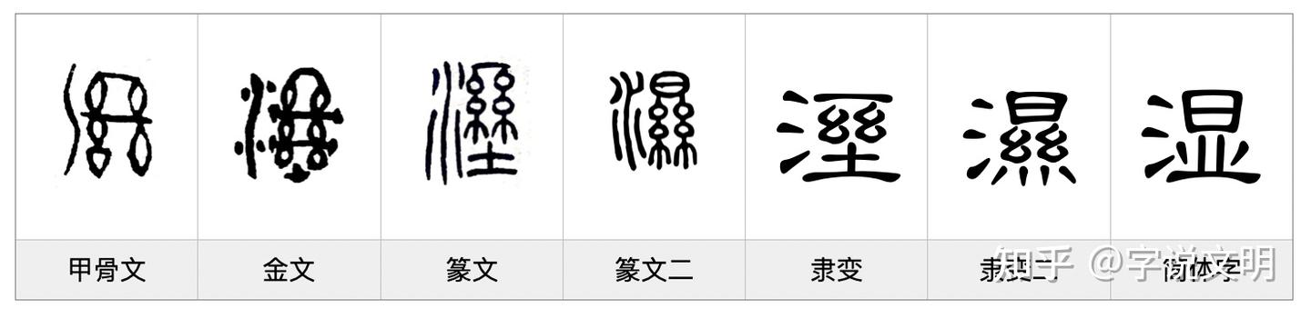 湿——每日一字·水部字 - 知乎