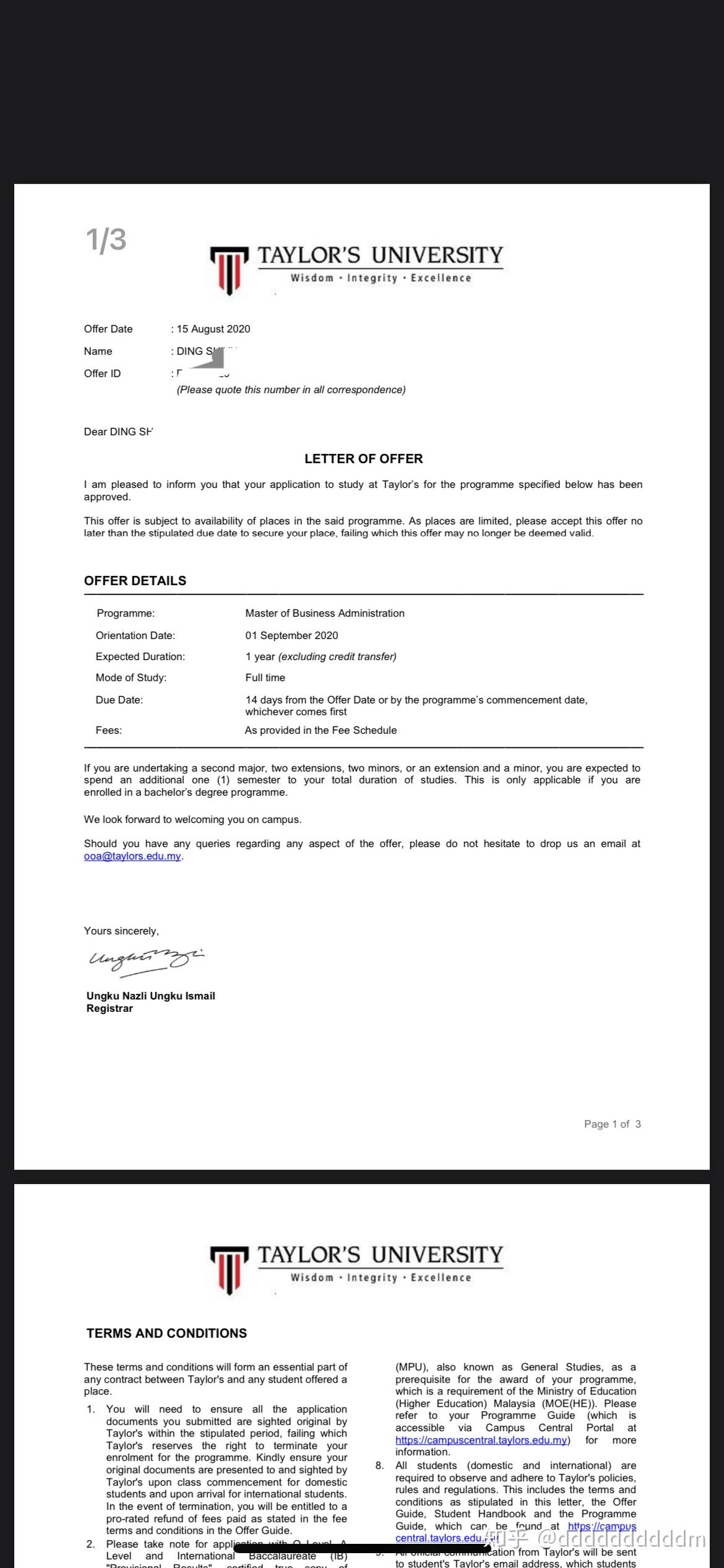 又一个offer下来啦