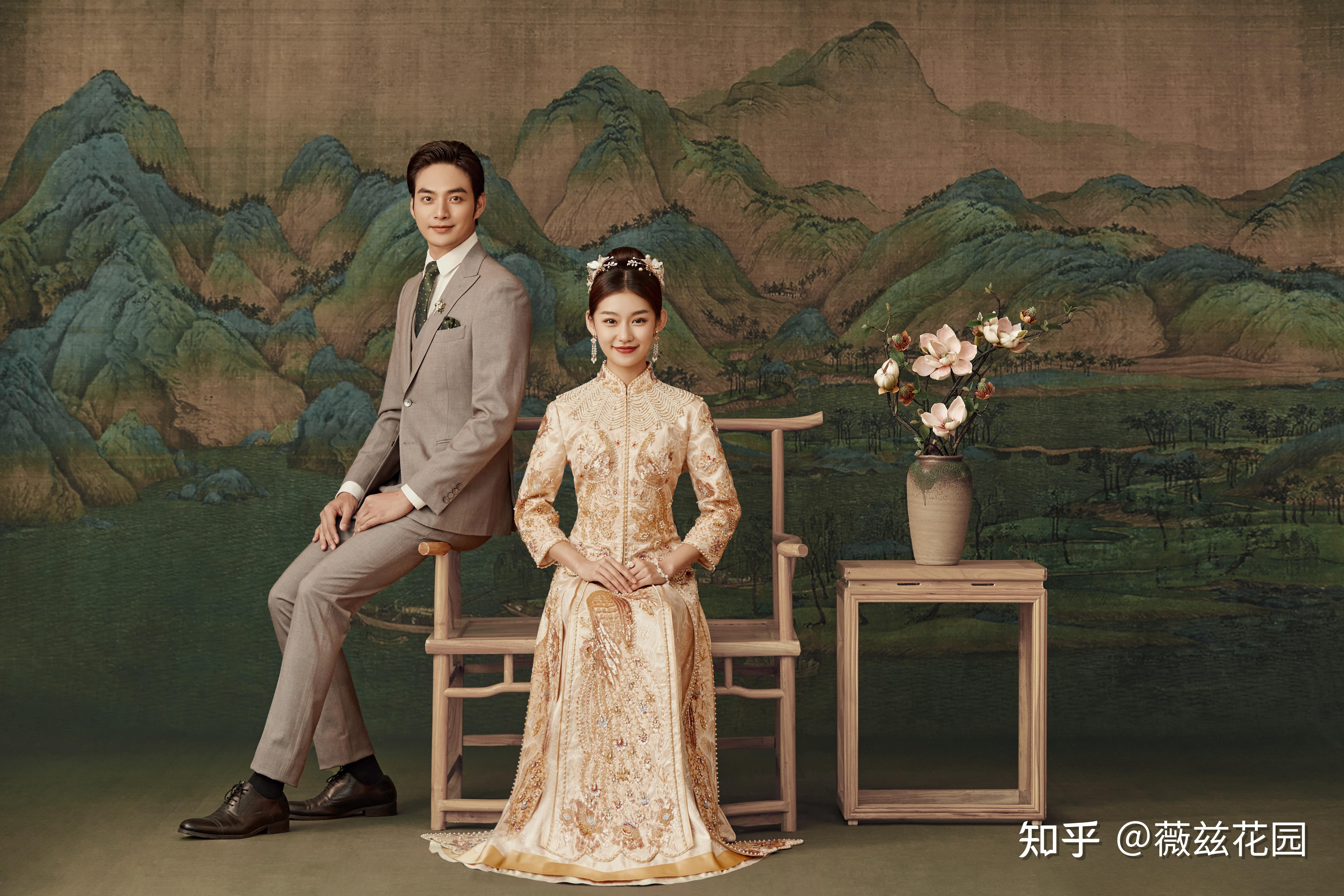 父母看了都称赞的新中式复古婚纱照