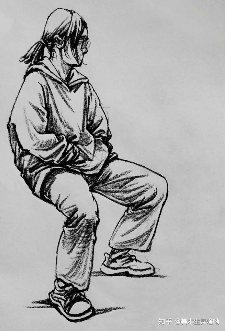 听说点赞这组速写的校考都能超长发挥