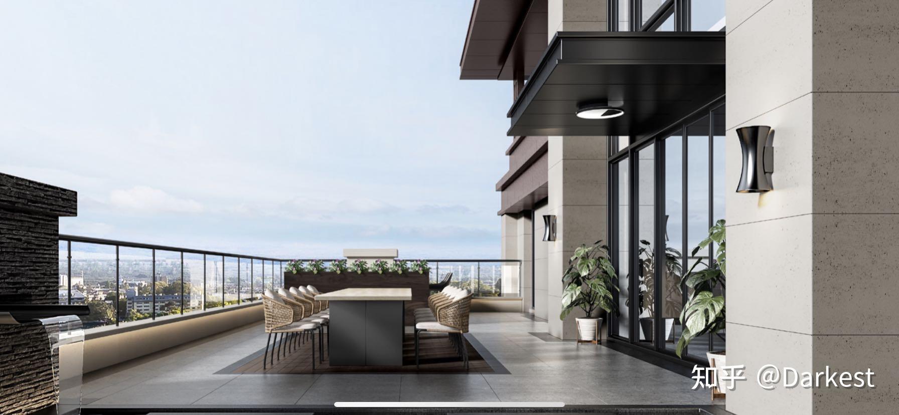 万里挑一江湾南岸霸王空中大叠墅200㎡阳台可做跑道