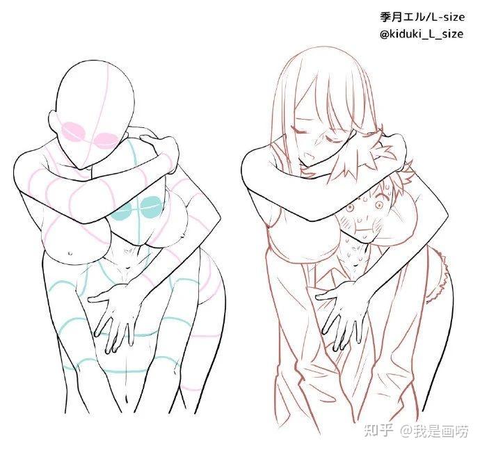 绘画板绘人体透视素材参考图分享