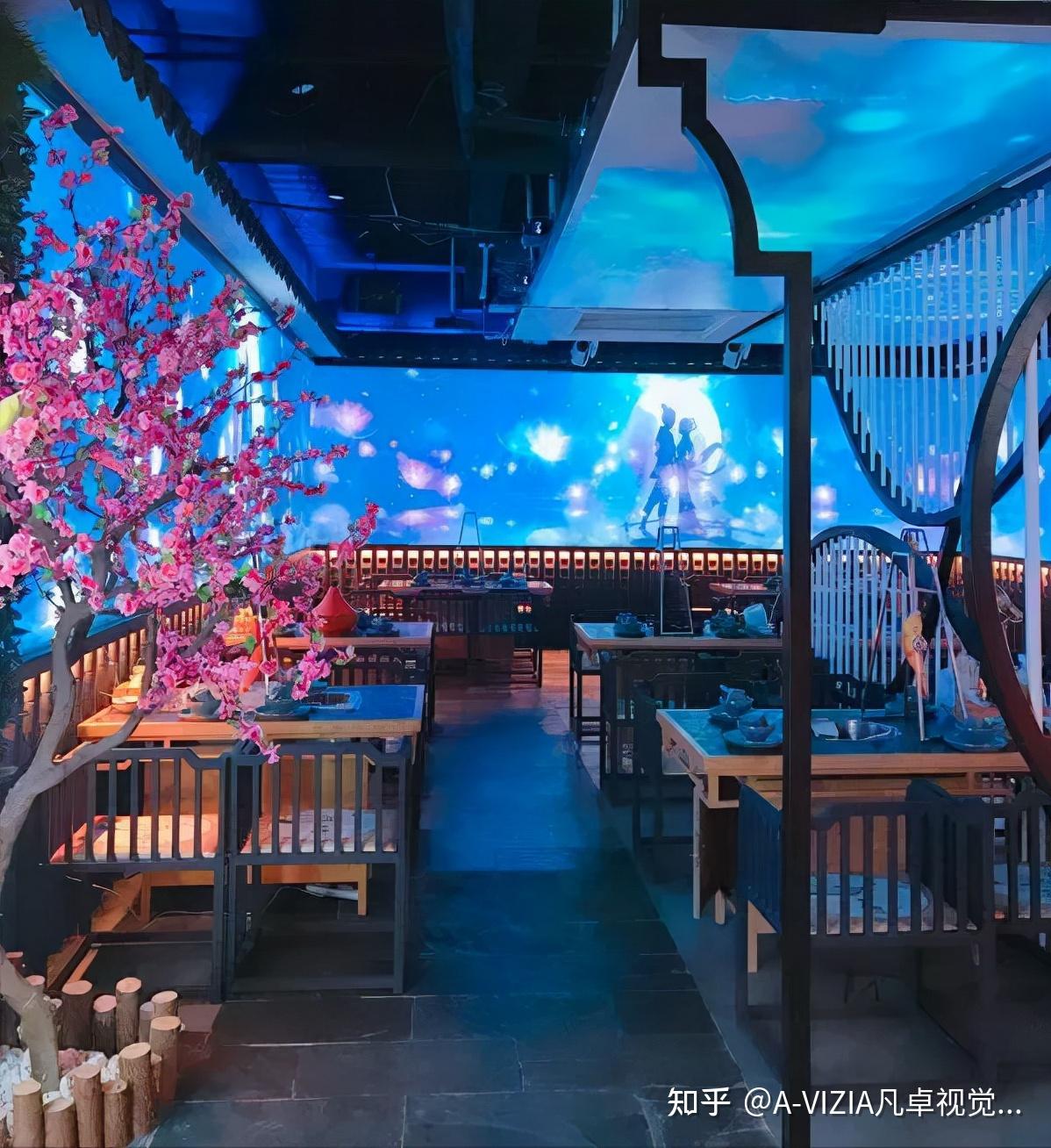 餐饮界的黑科技5d全息光影餐厅