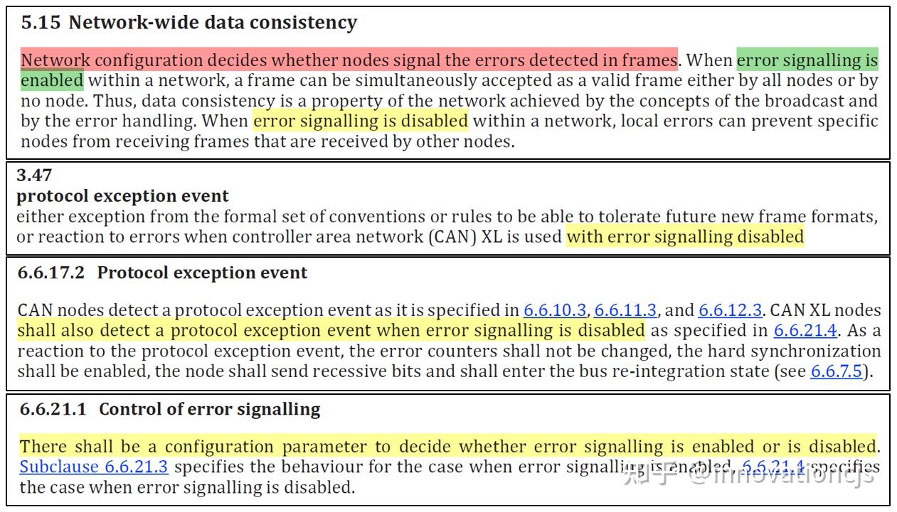 CAN FD/XL的协议异常（Protocol Exception）功能 - 知乎