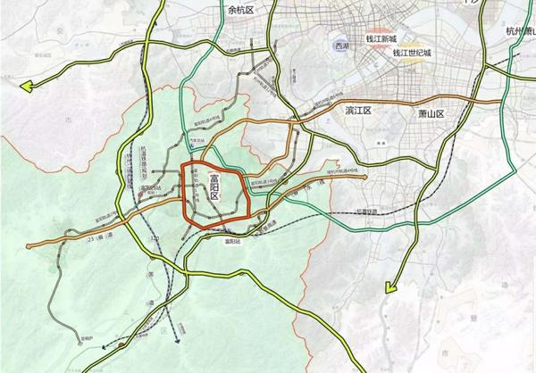 杭州各區似乎都在為20202035進行地鐵規劃調整