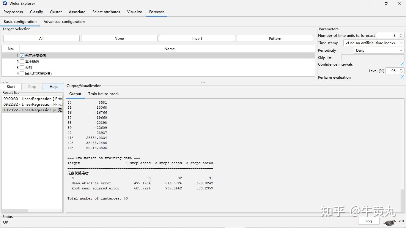 时间序列预测--Weka机器学习与Excel线性回归差异- 知乎