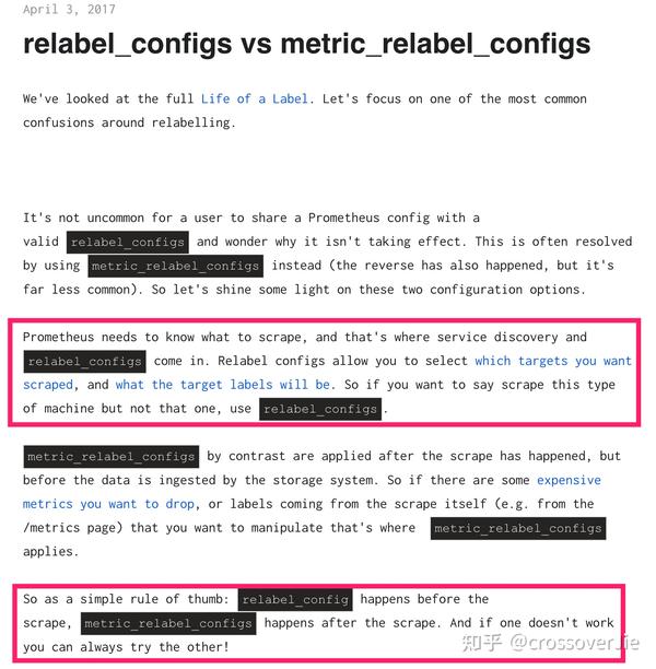 从源码彻底理解 Prometheus/VictoriaMetrics 中的 Relabel/metric_configs 配置 - 知乎