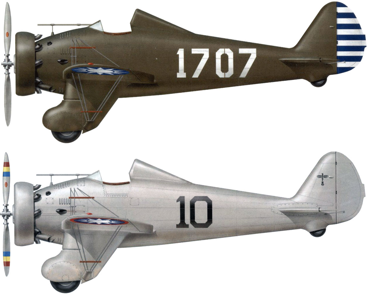 2.波音p-26战斗机