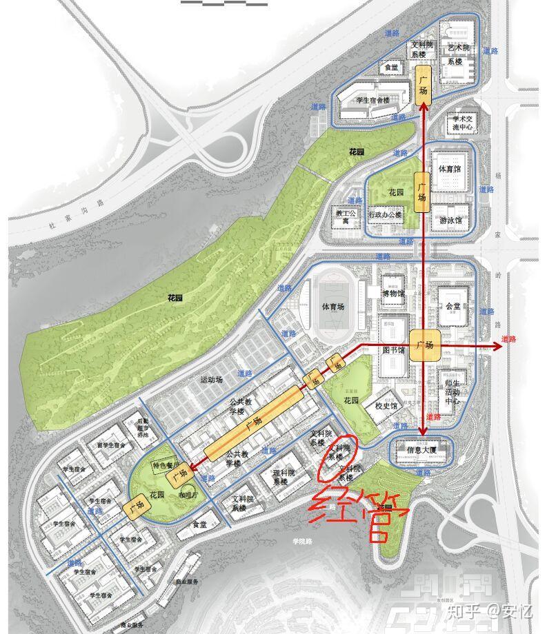 延安大学新区地图图片