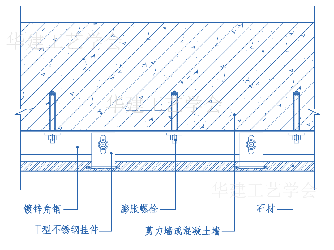 外墙石材点挂工艺图解图片