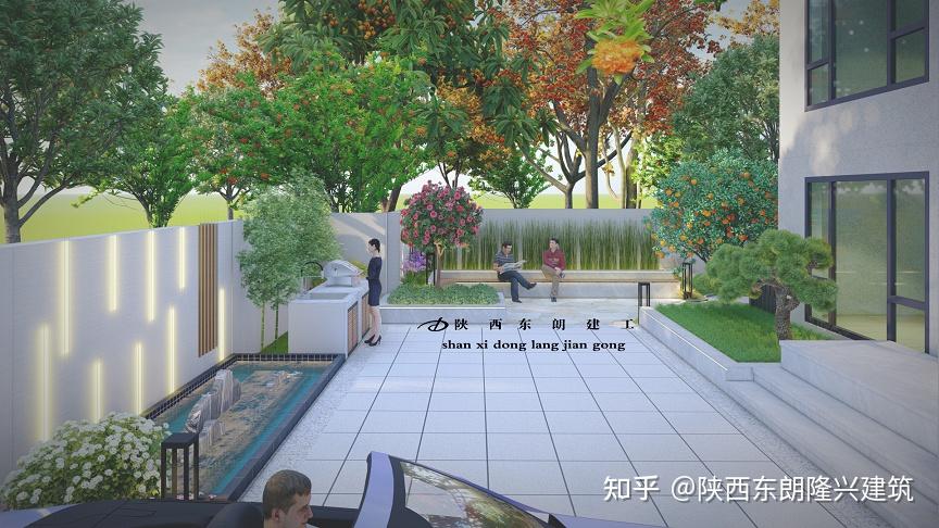 别墅花园设计,别墅庭院设计规划,自建别墅设计施工 - 知乎