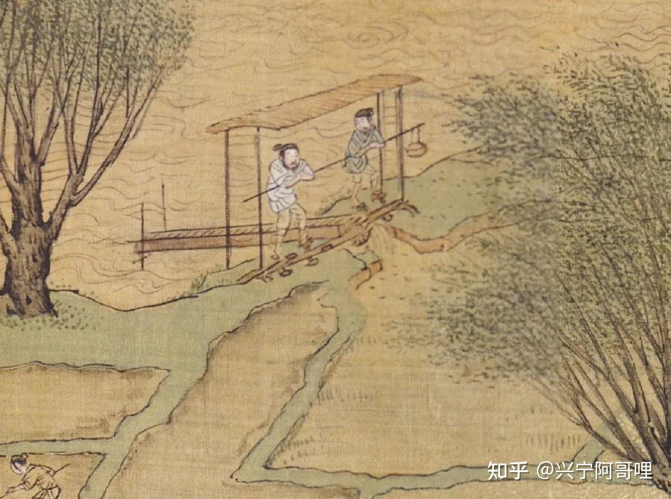 灌溉利器：水陂、水车、戽水——兼释“汲取、吸取”之别 - 知乎