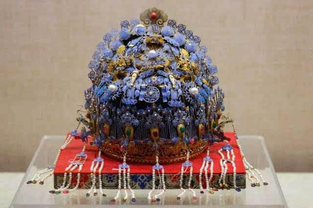 清镀金铺翠凤冠,一品诰命夫人点翠凤冠.分解制作图纸