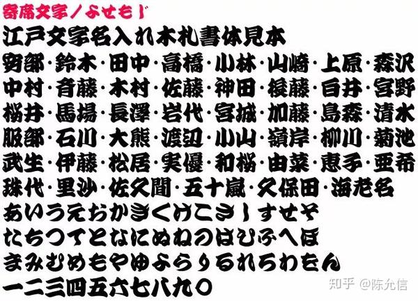 那些你熟悉又陌生的日本江户文字 一直在影响汉字设计 知乎