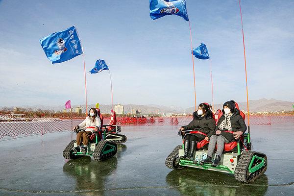 大武口星海湖滑雪场图片
