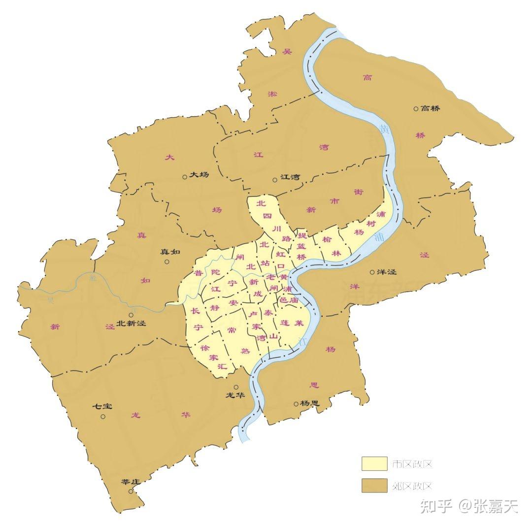 上海市行政区划的变迁