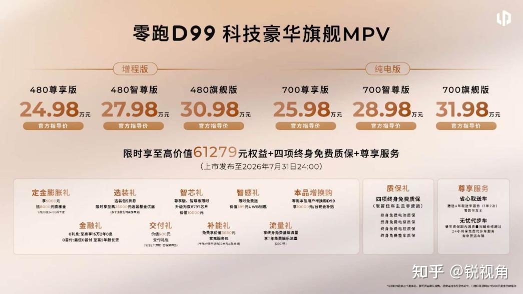 零跑的“D系列阳谋”:从D19到D99,一家新势力如何用两年完成品牌向上